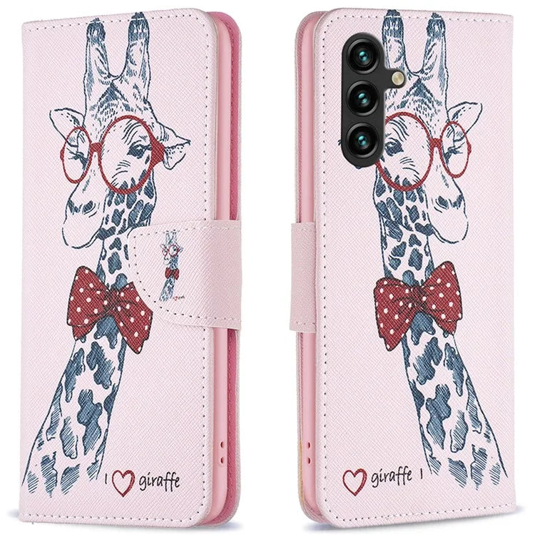 For Samsung Galaxy A16 5G Wallet Case Pattern Print Phone Leather Cover