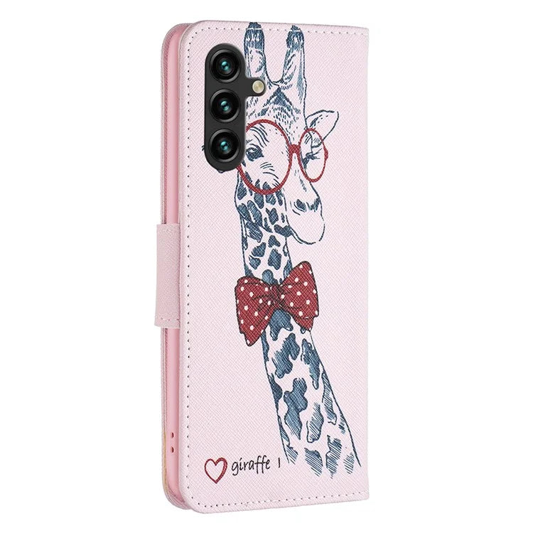 For Samsung Galaxy A16 5G Wallet Case Pattern Print Phone Leather Cover