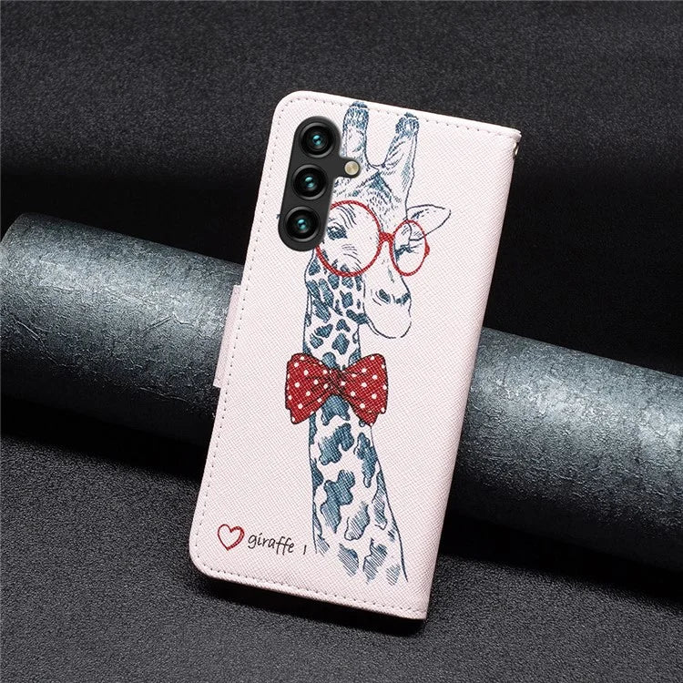 For Samsung Galaxy A16 5G Wallet Case Pattern Print Phone Leather Cover