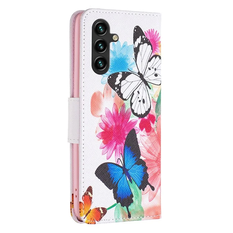 For Samsung Galaxy A16 5G Wallet Case Pattern Print Phone Leather Cover