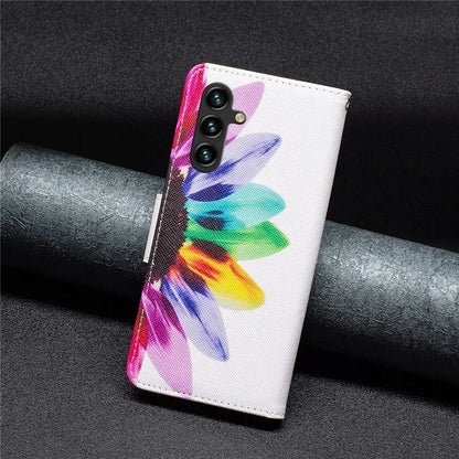 For Samsung Galaxy A16 5G Wallet Case Pattern Print Phone Leather Cover