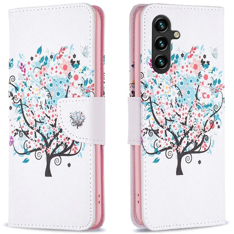 For Samsung Galaxy A16 5G Wallet Case Pattern Print Phone Leather Cover