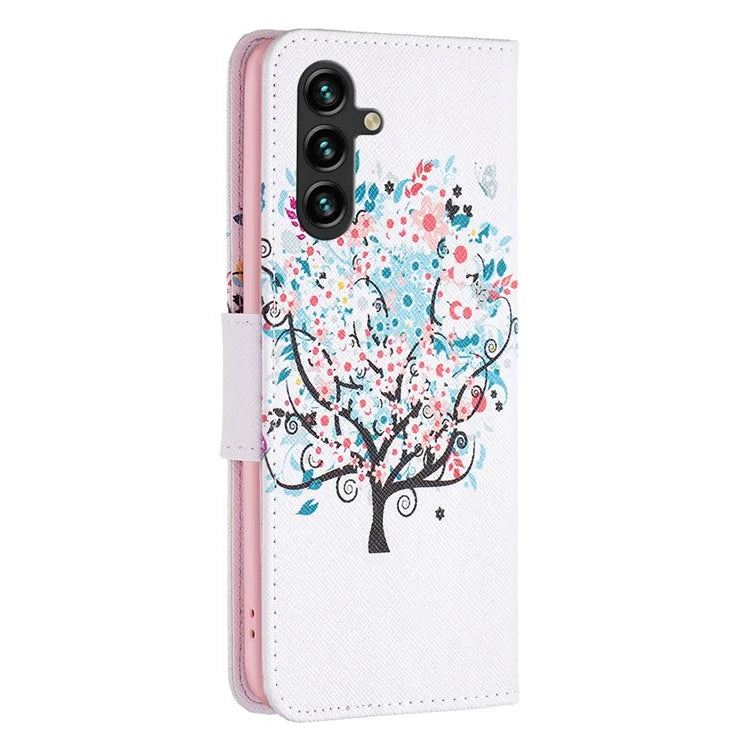 For Samsung Galaxy A16 5G Wallet Case Pattern Print Phone Leather Cover