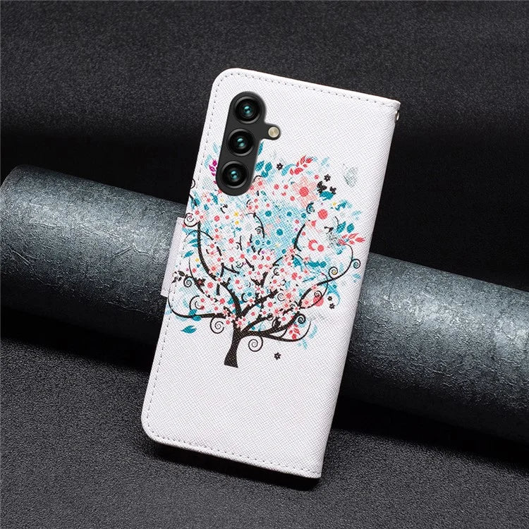 For Samsung Galaxy A16 5G Wallet Case Pattern Print Phone Leather Cover