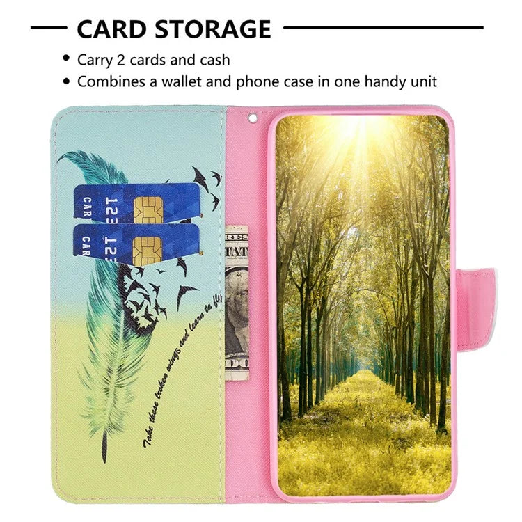 For Samsung Galaxy A16 5G Wallet Case Pattern Print Phone Leather Cover