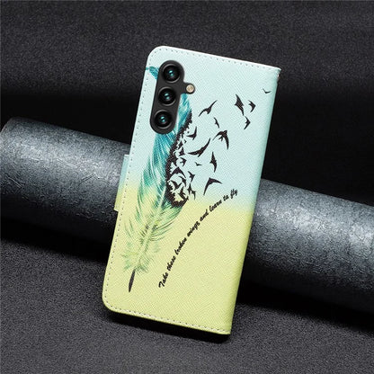 For Samsung Galaxy A16 5G Wallet Case Pattern Print Phone Leather Cover