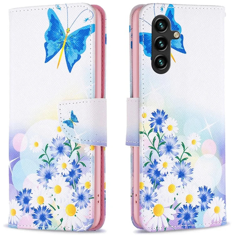 For Samsung Galaxy A16 5G Wallet Case Pattern Print Phone Leather Cover