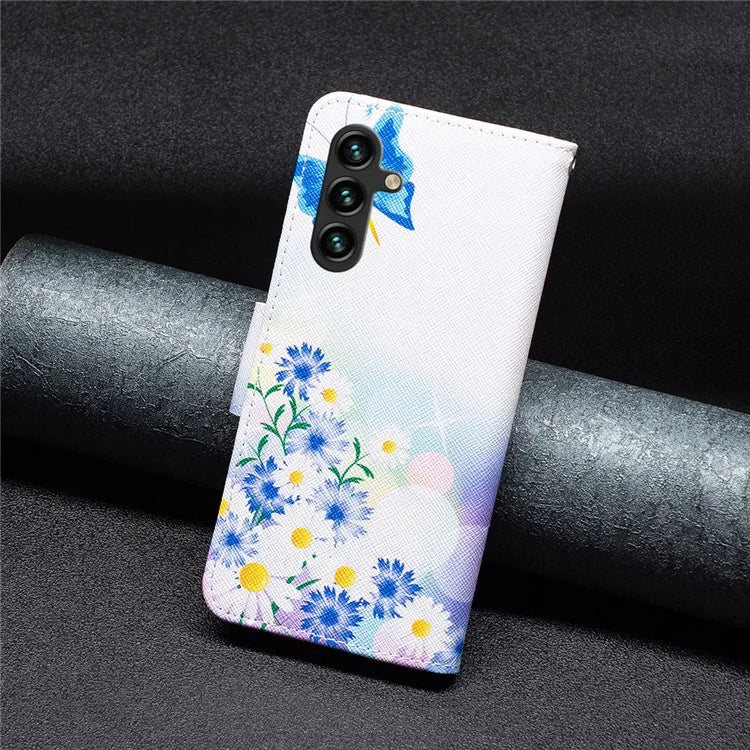 For Samsung Galaxy A16 5G Wallet Case Pattern Print Phone Leather Cover