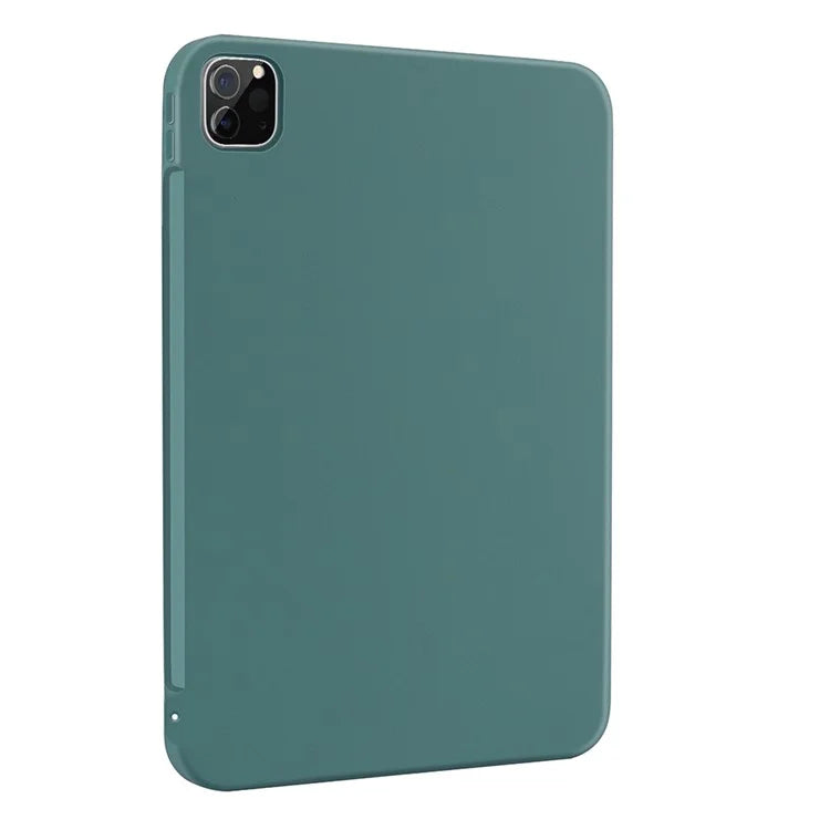 For iPad Pro 11 (2024) Case Anti-Drop Protective Liquid Silicone Tablet Cover