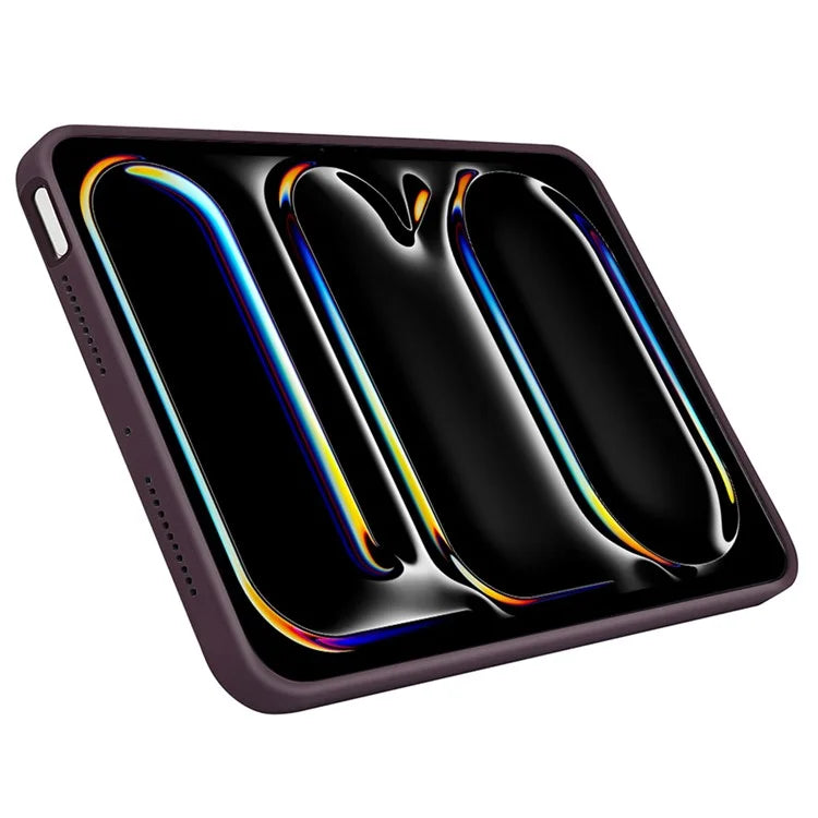 For iPad Pro 11 (2024) Case Anti-Drop Protective Liquid Silicone Tablet Cover