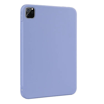 For iPad Pro 11 (2024) Case Anti-Drop Protective Liquid Silicone Tablet Cover