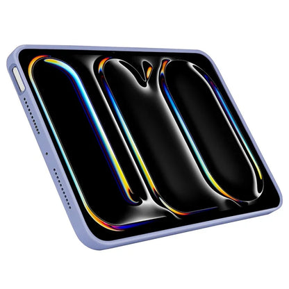 For iPad Pro 11 (2024) Case Anti-Drop Protective Liquid Silicone Tablet Cover
