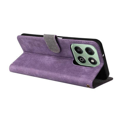 For Honor X6b 4G Case RFID Blocking Wallet Phone Stand PU Leather Cover with Strap