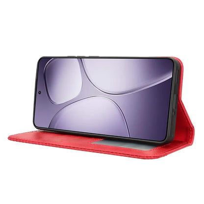 For Xiaomi Redmi K70 Ultra Cell Phone Case Retro PU Leather Wallet Phone Stand Cover
