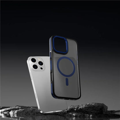 C1 Series For iPhone 15 Pro Case Compatible with MagSafe TPU+PC Drop-Proof Phone Cover