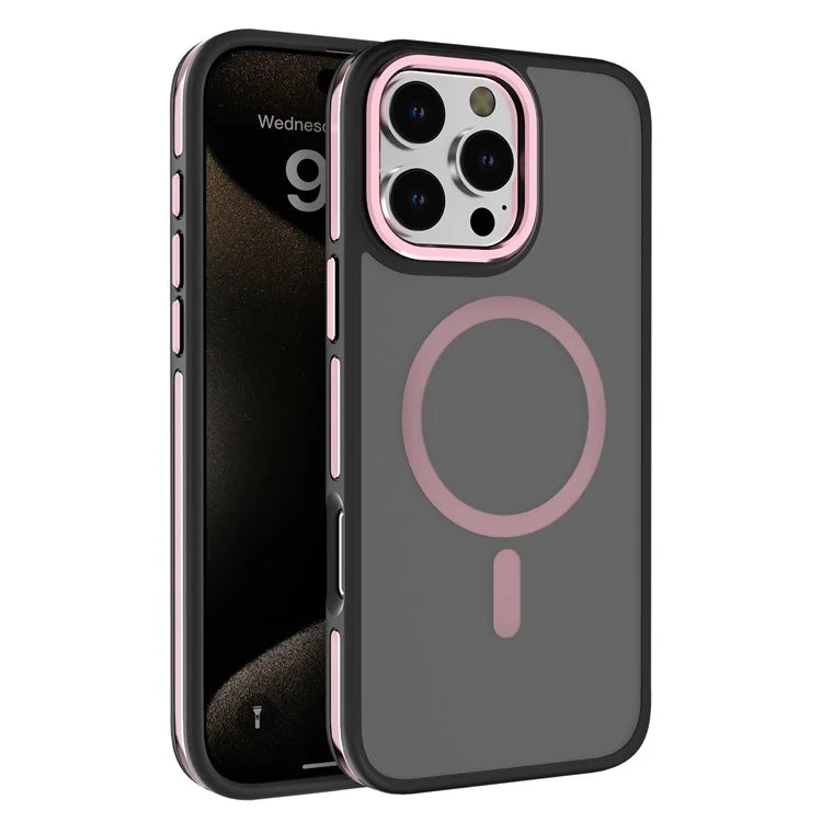 C1 Series For iPhone 15 Pro Case Compatible with MagSafe TPU+PC Drop-Proof Phone Cover