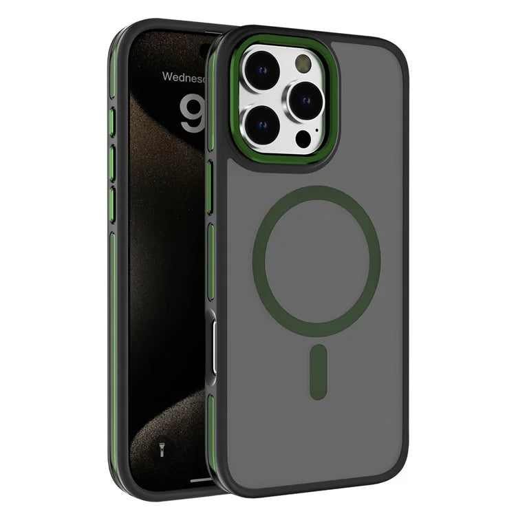 C1 Series For iPhone 15 Pro Case Compatible with MagSafe TPU+PC Drop-Proof Phone Cover