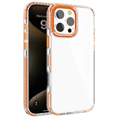 Anti-Scratch Phone Cover for iPhone 15 Pro Max Clear Phone Case PC+TPU Shell