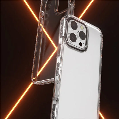 Anti-Scratch Phone Cover for iPhone 15 Pro Max Clear Phone Case PC+TPU Shell