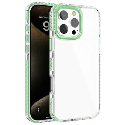 Anti-Scratch Phone Cover for iPhone 15 Pro Max Clear Phone Case PC+TPU Shell