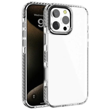 Anti-Scratch Phone Cover for iPhone 15 Pro Max Clear Phone Case PC+TPU Shell
