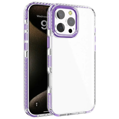 For iPhone 13 Pro Max Clear Phone Case PC+TPU Shell Anti-Scratch Phone Cover