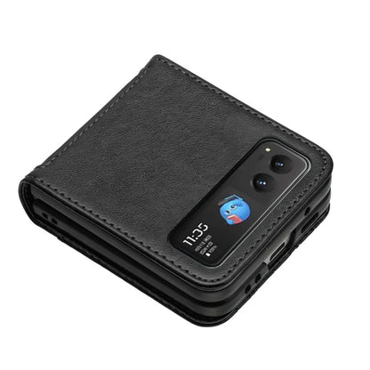 For Motorola Razr 40 5G Case Flower Imprint Leather Phone Cover with Card Holder