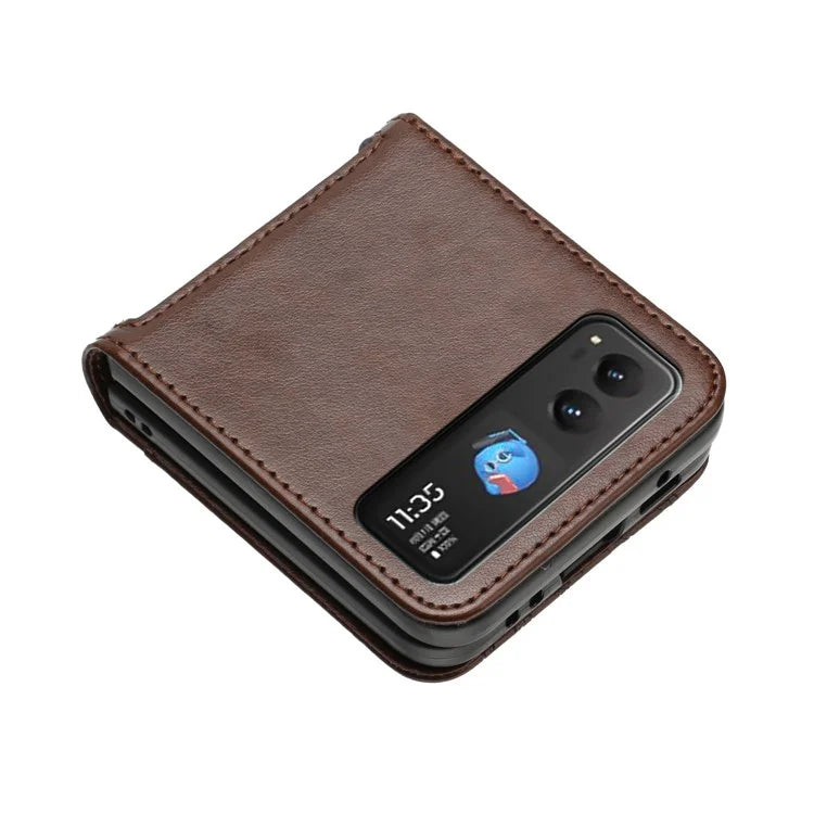 For Motorola Razr 40 5G Case Flower Imprint Leather Phone Cover with Card Holder