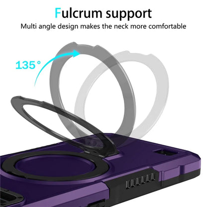 For Realme C20 Case Ring Kickstand TPU+PC Protective Phone Cover