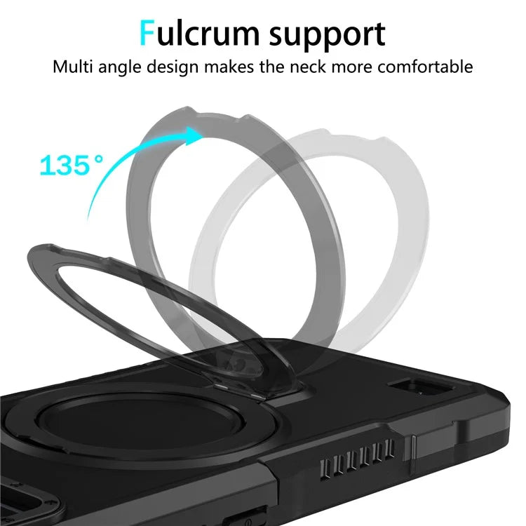For Realme C20 Case Ring Kickstand TPU+PC Protective Phone Cover
