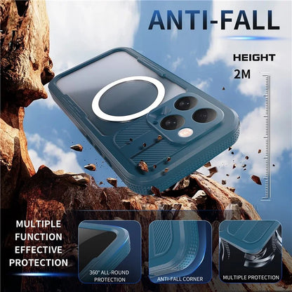 SHELLBOX For iPhone 16 Pro IP68 Waterproof Case Compatible with MagSafe Clear Phone Cover