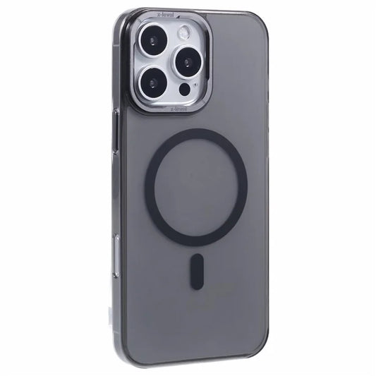 X-LEVEL Misty Series For iPhone 16 Pro Max Case Compatible with MagSafe PC+Glass Matte Phone Cover
