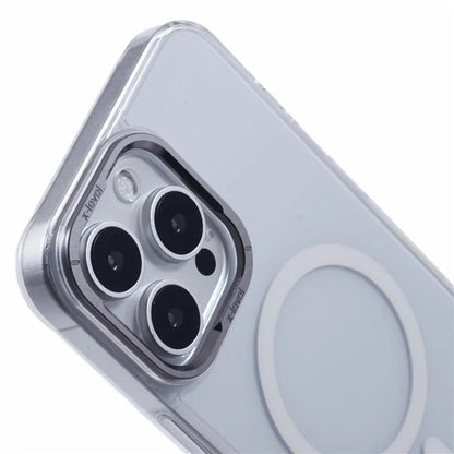 X-LEVEL Misty Series For iPhone 16 Pro Max Case Compatible with MagSafe PC+Glass Matte Phone Cover