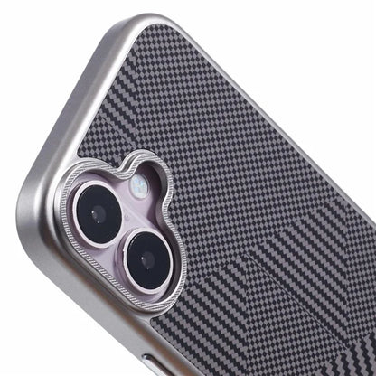 X-LEVEL For iPhone 16 Case Rhombus Splicing Hard PC Shockproof  Phone Cover