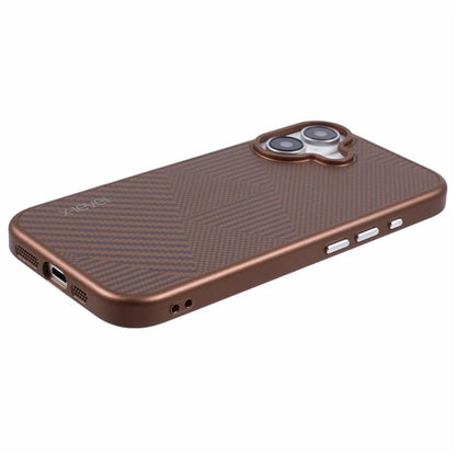X-LEVEL For iPhone 16 Case Rhombus Splicing Hard PC Shockproof  Phone Cover