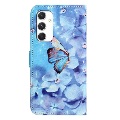For Samsung Galaxy A16 5G Case Pattern Print PU Leather Wallet Phone Cover Cross Texture