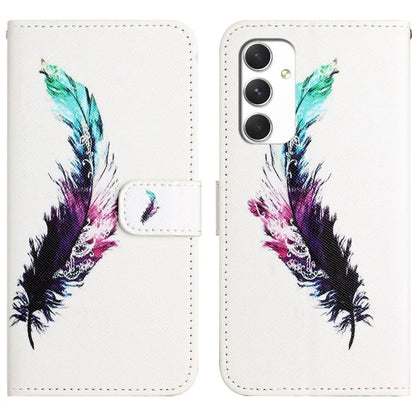 For Samsung Galaxy A16 5G Case Pattern Print PU Leather Wallet Phone Cover Cross Texture
