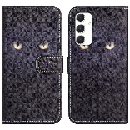 For Samsung Galaxy A16 5G Case Pattern Print PU Leather Wallet Phone Cover Cross Texture