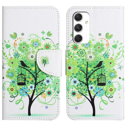 For Samsung Galaxy A16 5G Case Cross Texture Leather Phone Cover Pattern Printing