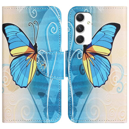 For Samsung Galaxy A16 5G Case Cross Texture Leather Phone Cover Pattern Printing