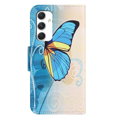 For Samsung Galaxy A16 5G Case Cross Texture Leather Phone Cover Pattern Printing