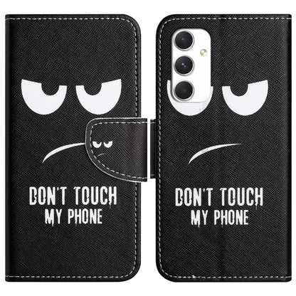 For Samsung Galaxy A16 5G Case Cross Texture Leather Phone Cover Pattern Printing
