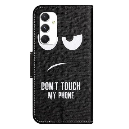 For Samsung Galaxy A16 5G Case Cross Texture Leather Phone Cover Pattern Printing