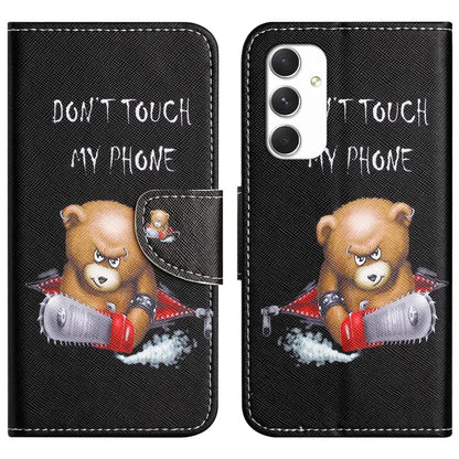 For Samsung Galaxy A16 5G Case Cross Texture Leather Phone Cover Pattern Printing