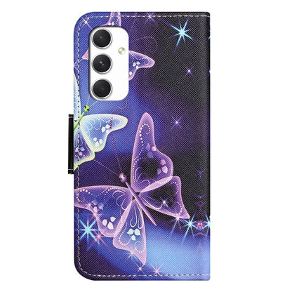 For Samsung Galaxy A16 5G Case Cross Texture Leather Phone Cover Pattern Printing