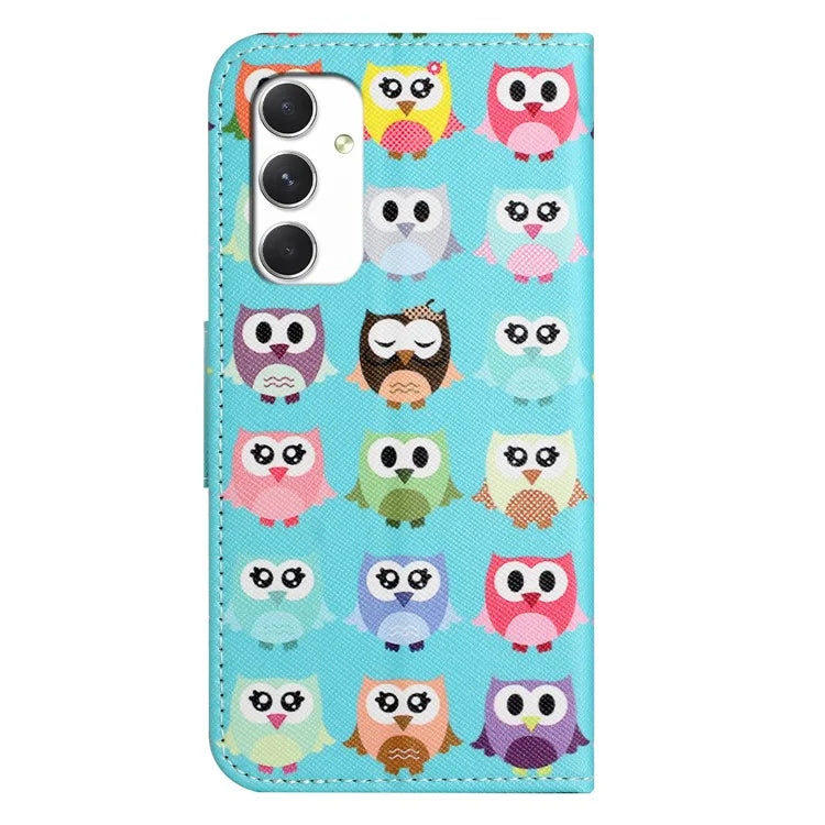 For Samsung Galaxy A16 5G Case Cross Texture Leather Phone Cover Pattern Printing