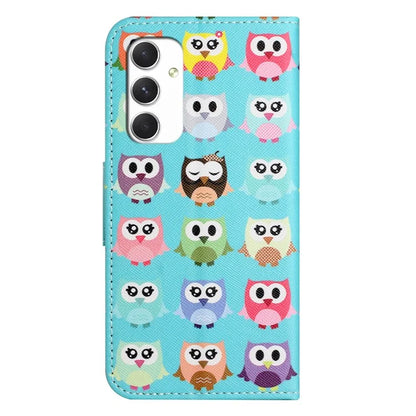 For Samsung Galaxy A16 5G Case Cross Texture Leather Phone Cover Pattern Printing