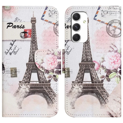 For Samsung Galaxy A16 5G Case Cross Texture Leather Phone Cover Pattern Printing