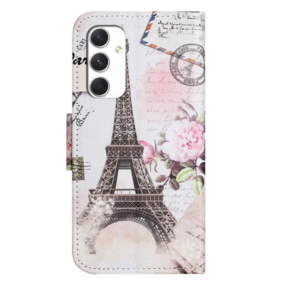 For Samsung Galaxy A16 5G Case Cross Texture Leather Phone Cover Pattern Printing