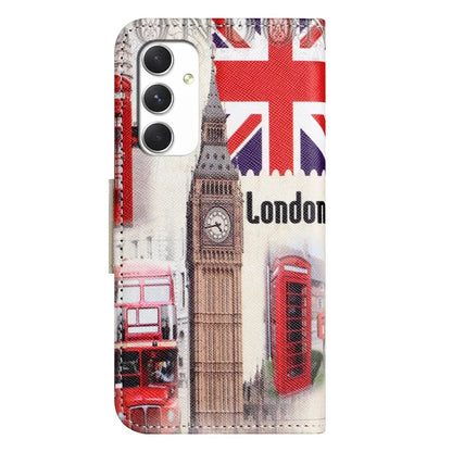 For Samsung Galaxy A16 5G Case Cross Texture Leather Phone Cover Pattern Printing